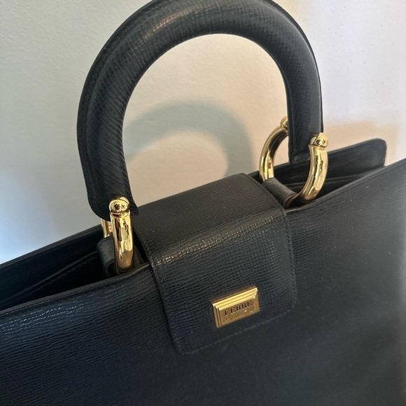 Gianfranco Ferre Large Tote Handbag - Picture 2 of 6